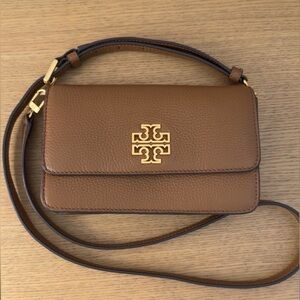 Tory Burch Tan Leather Crossbody Bag
